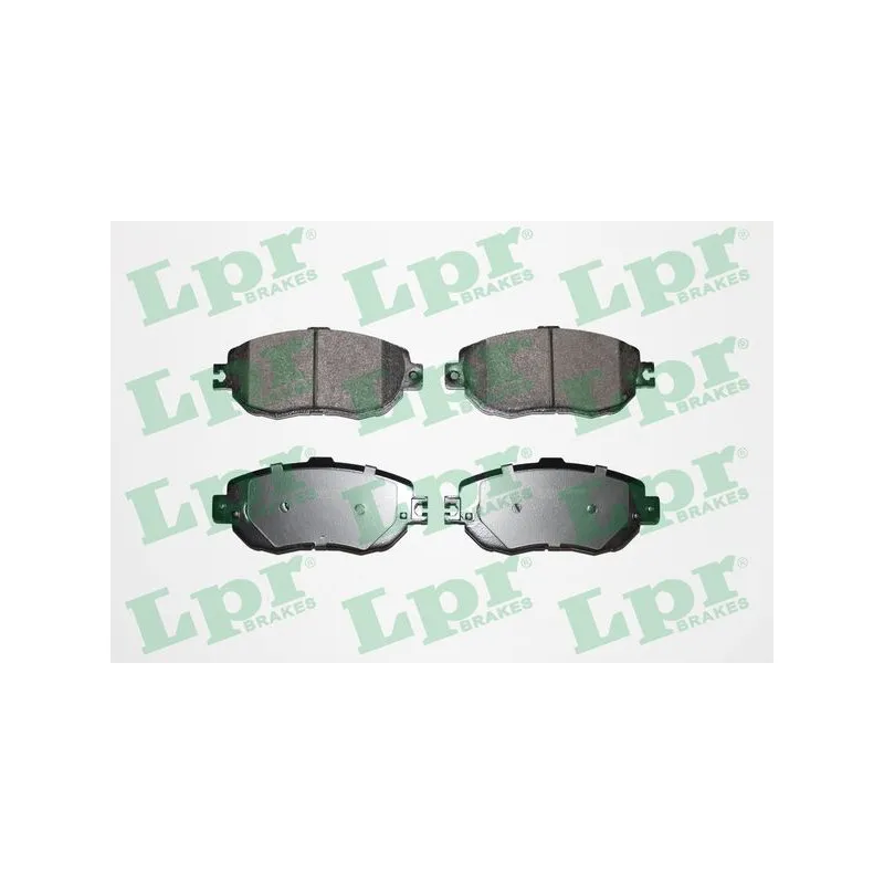Jeu de 4 plaquettes de frein avant LPR 05P703
