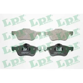 Jeu de 4 plaquettes de frein avant LPR 05P707