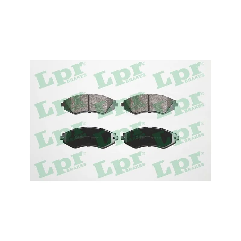 Jeu de 4 plaquettes de frein avant LPR 05P710