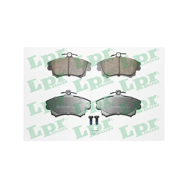 Jeu de 4 plaquettes de frein avant LPR 05P711