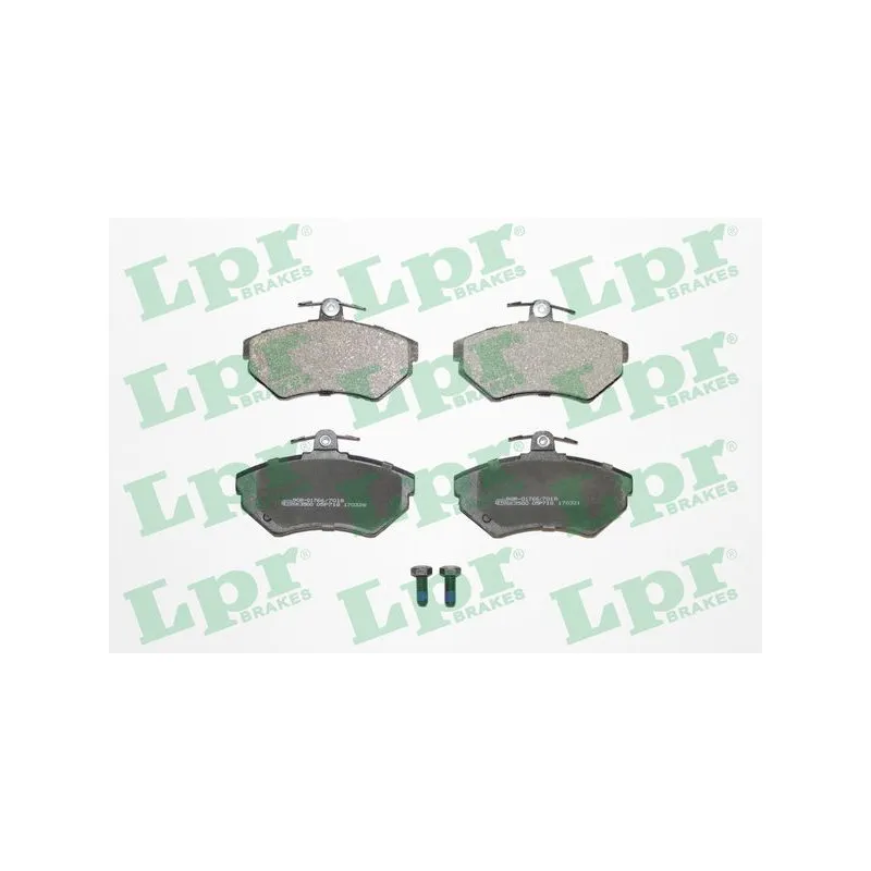 Jeu de 4 plaquettes de frein avant LPR 05P718