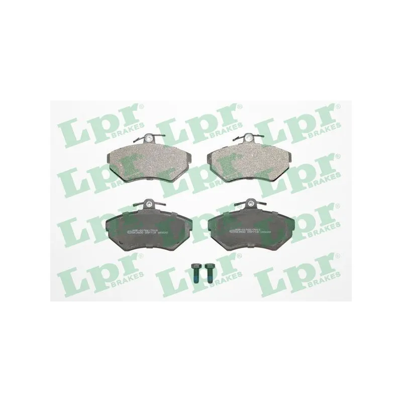 Jeu de 4 plaquettes de frein avant LPR 05P719