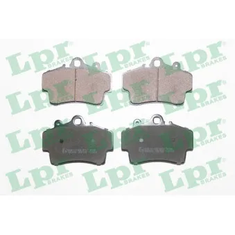 Jeu de 4 plaquettes de frein avant LPR 05P722