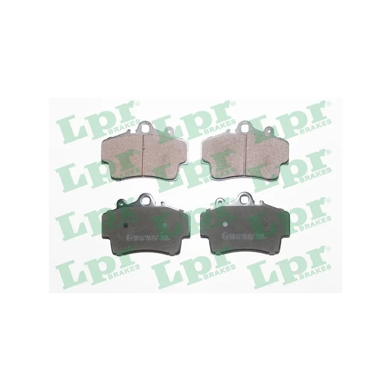 Jeu de 4 plaquettes de frein avant LPR 05P722