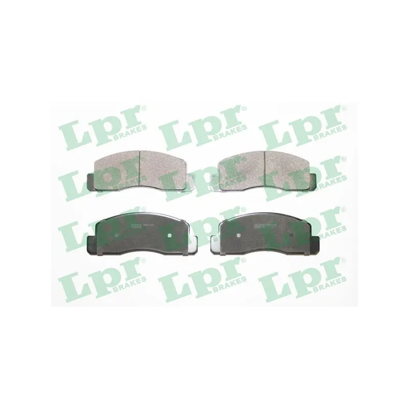 Jeu de 4 plaquettes de frein avant LPR 05P723