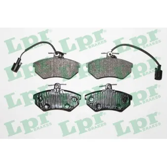 Jeu de 4 plaquettes de frein avant LPR 05P724