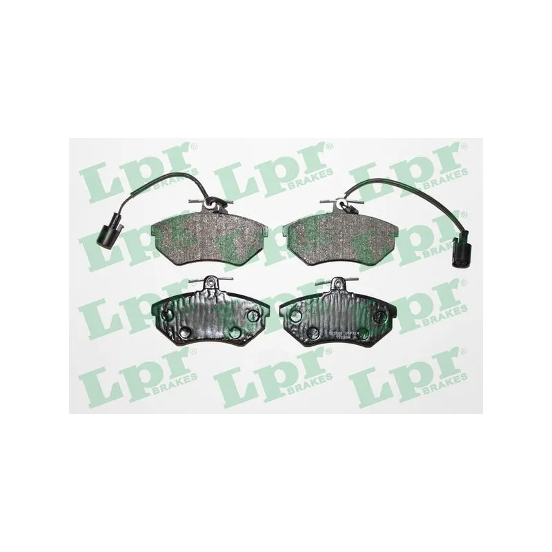 Jeu de 4 plaquettes de frein avant LPR 05P724