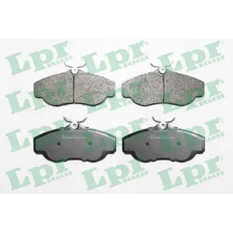 Jeu de 4 plaquettes de frein avant LPR