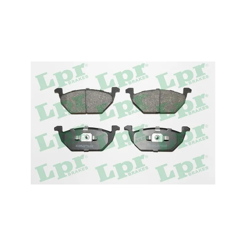 Jeu de 4 plaquettes de frein avant LPR 05P730