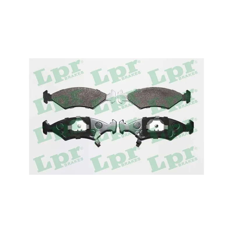 Jeu de 4 plaquettes de frein avant LPR 05P737