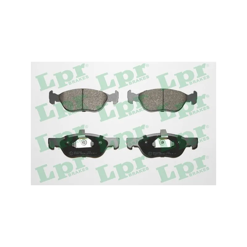 Jeu de 4 plaquettes de frein avant LPR 05P740