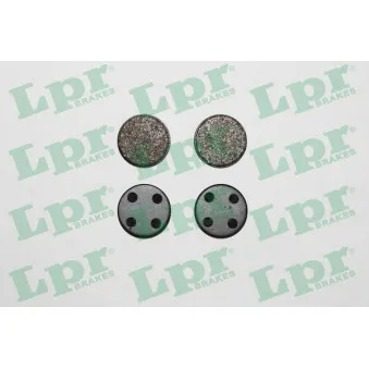Jeu de 4 plaquettes de frein avant LPR 05P746