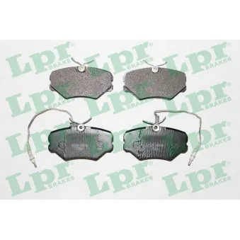 Jeu de 4 plaquettes de frein avant LPR 05P748