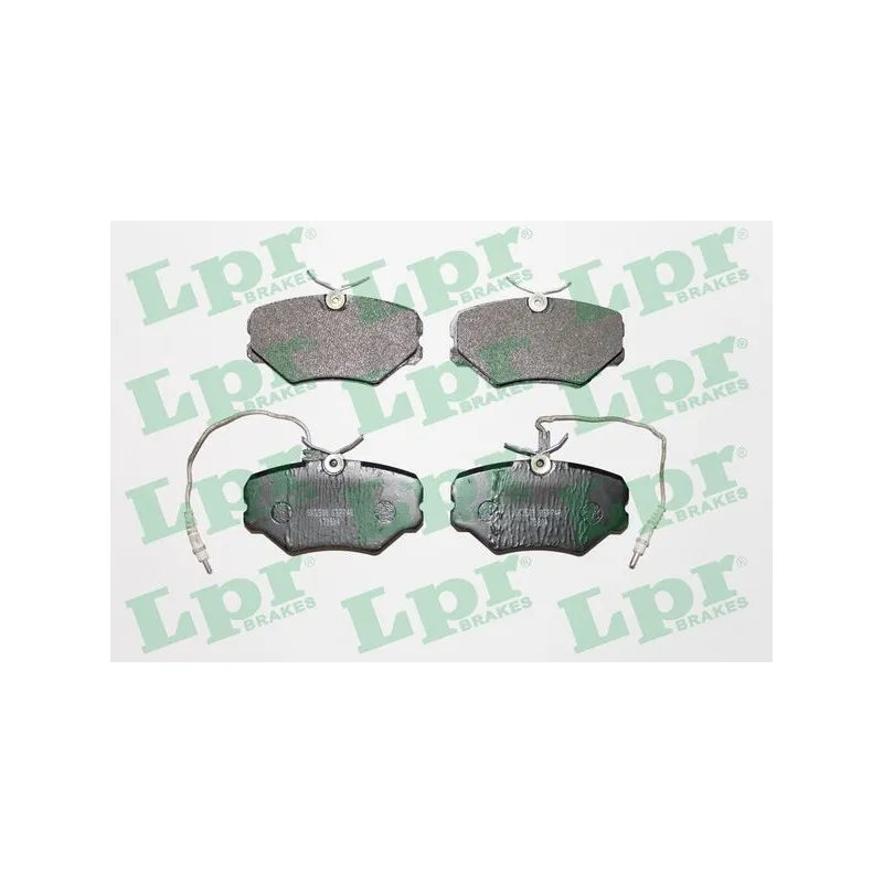 Jeu de 4 plaquettes de frein avant LPR 05P748