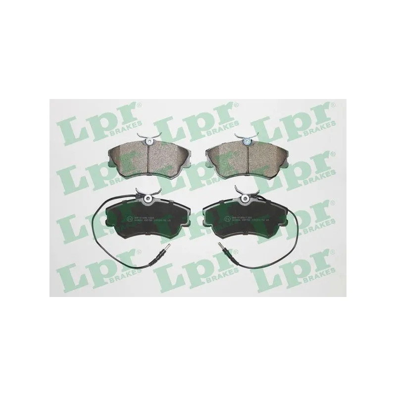 Jeu de 4 plaquettes de frein avant LPR 05P750