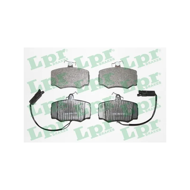 Jeu de 4 plaquettes de frein avant LPR 05P753