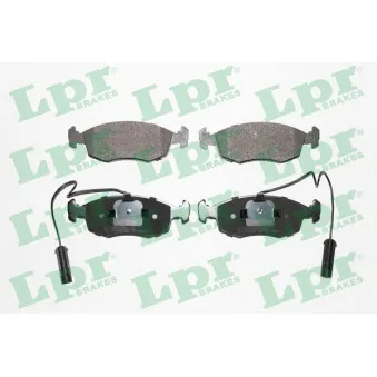 Jeu de 4 plaquettes de frein avant LPR 05P755