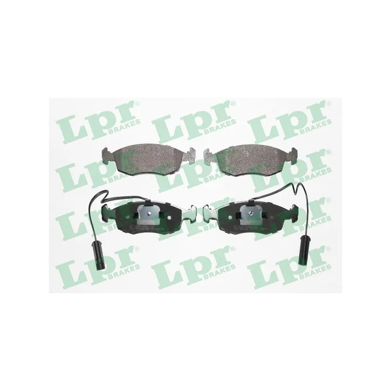 Jeu de 4 plaquettes de frein avant LPR 05P755