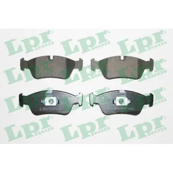 Jeu de 4 plaquettes de frein avant LPR 05P757