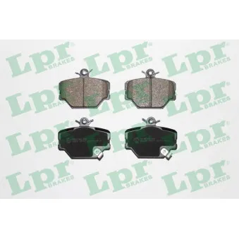 Jeu de 4 plaquettes de frein avant LPR 05P761