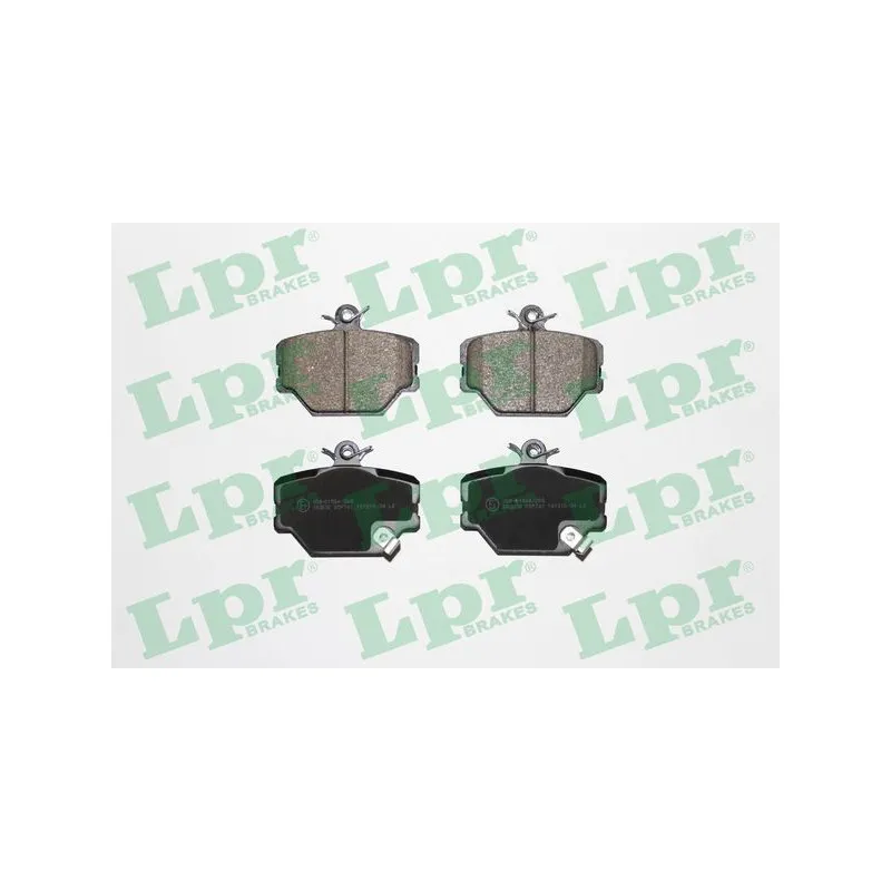 Jeu de 4 plaquettes de frein avant LPR 05P761