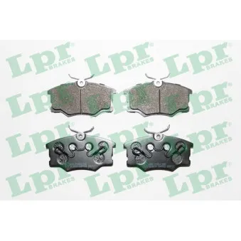 Jeu de 4 plaquettes de frein avant LPR 05P762