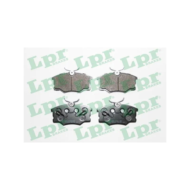 Jeu de 4 plaquettes de frein avant LPR 05P762