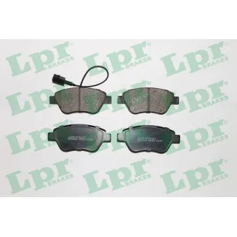 Jeu de 4 plaquettes de frein avant LPR 05P763