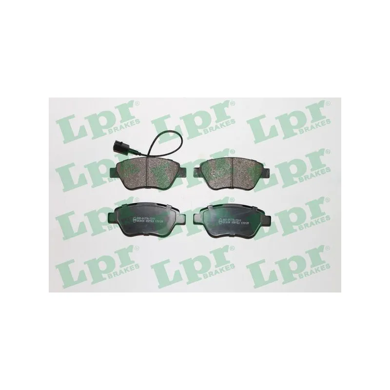 Jeu de 4 plaquettes de frein avant LPR 05P763