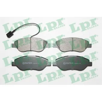 Jeu de 4 plaquettes de frein avant LPR 05P765