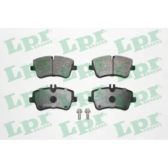 Jeu de 4 plaquettes de frein avant LPR 05P767