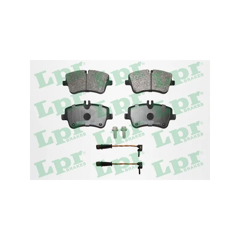 Jeu de 4 plaquettes de frein avant LPR 05P767A