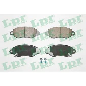 Jeu de 4 plaquettes de frein avant LPR 05P775