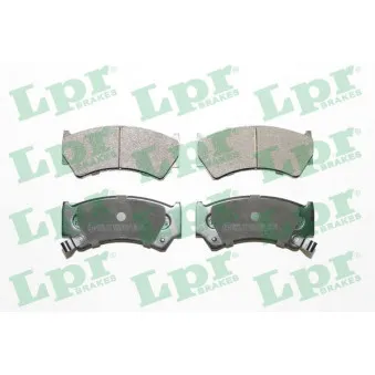 Jeu de 4 plaquettes de frein avant LPR 05P778