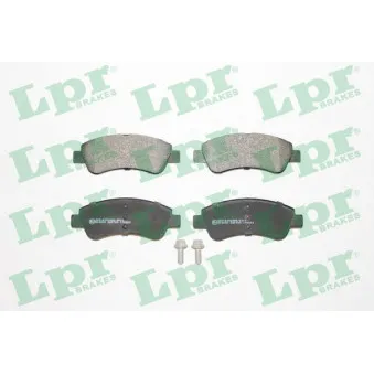 Jeu de 4 plaquettes de frein avant LPR 05P789