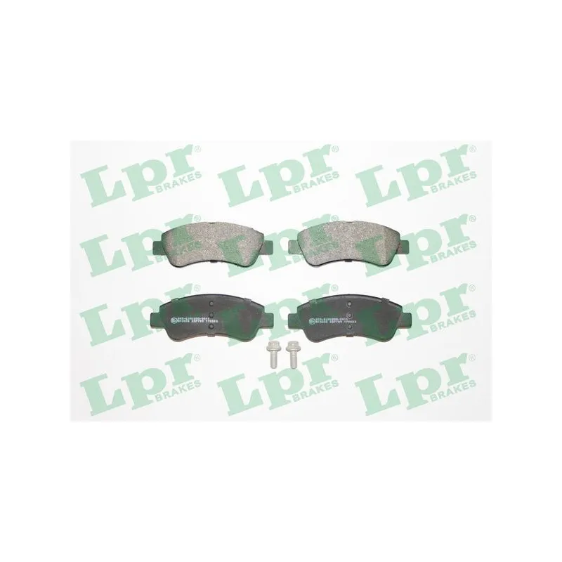 Jeu de 4 plaquettes de frein avant LPR 05P789