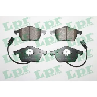 Jeu de 4 plaquettes de frein avant LPR 05P790