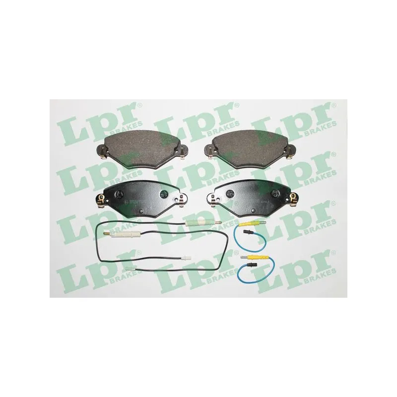 Jeu de 4 plaquettes de frein avant LPR 05P793