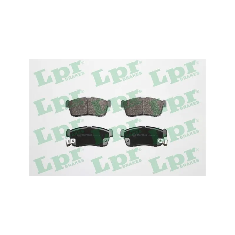 Jeu de 4 plaquettes de frein avant LPR 05P796