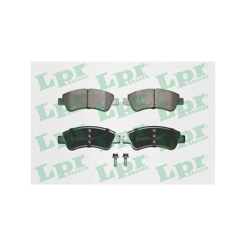 Jeu de 4 plaquettes de frein avant LPR 05P802