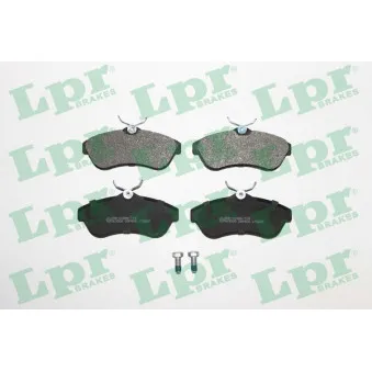 Jeu de 4 plaquettes de frein avant LPR 05P806