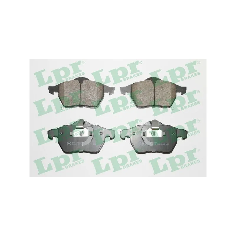 Jeu de 4 plaquettes de frein avant LPR 05P812