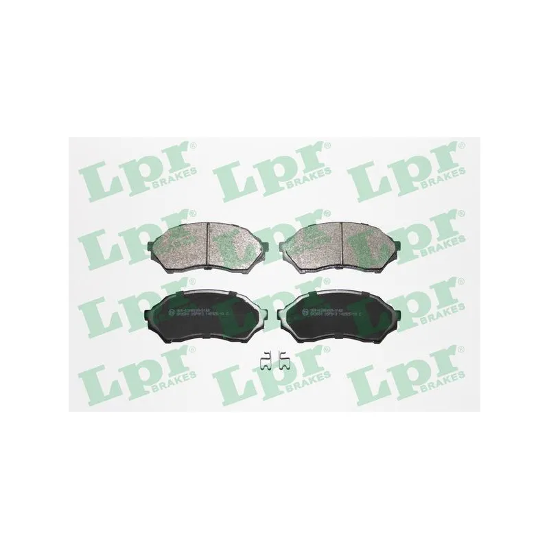 Jeu de 4 plaquettes de frein avant LPR 05P813