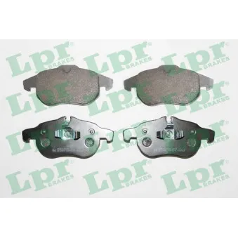 Jeu de 4 plaquettes de frein avant LPR 05P814