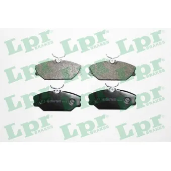 Jeu de 4 plaquettes de frein avant LPR 05P816