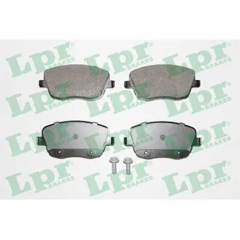 Jeu de 4 plaquettes de frein avant LPR 05P817