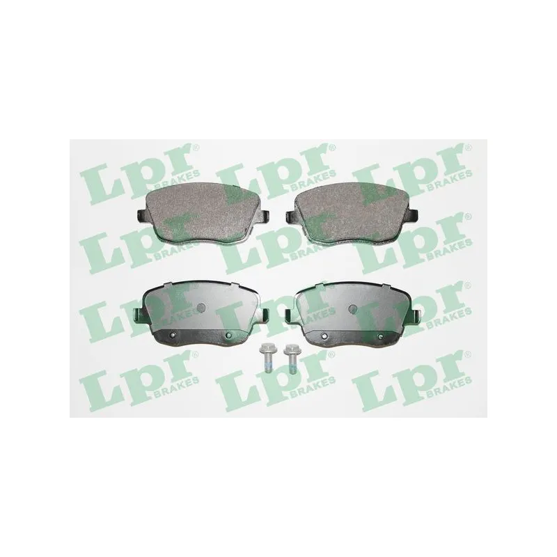 Jeu de 4 plaquettes de frein avant LPR 05P817