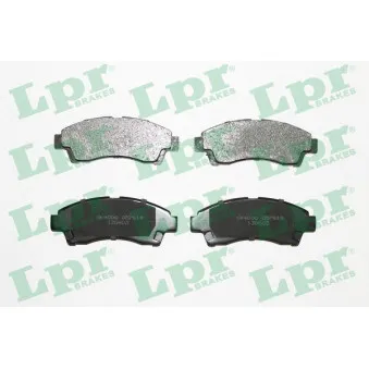 Jeu de 4 plaquettes de frein avant LPR 05P818