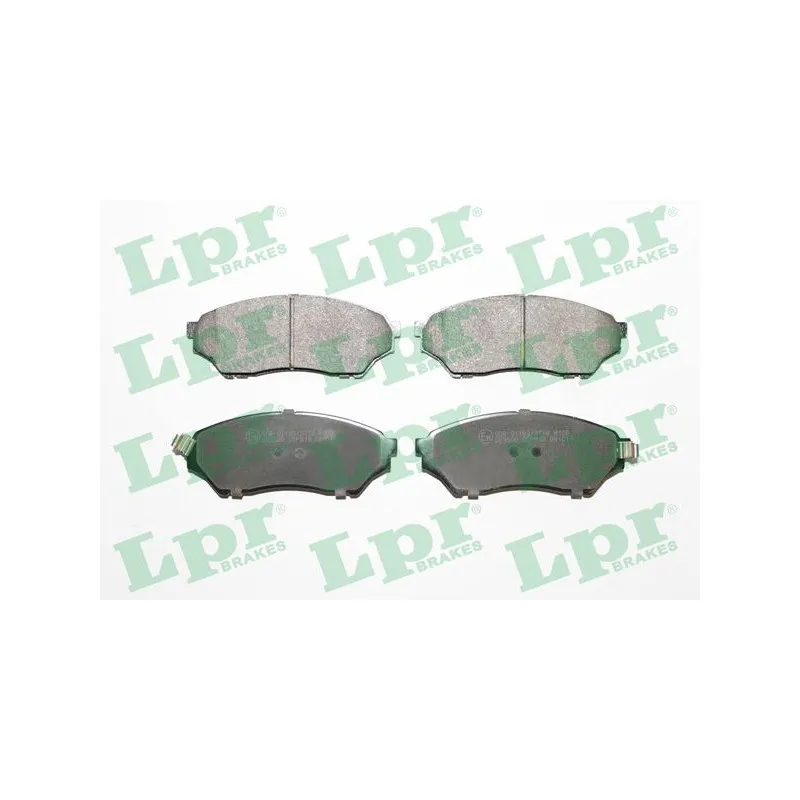 Jeu de 4 plaquettes de frein avant LPR 05P819