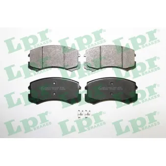 Jeu de 4 plaquettes de frein avant LPR 05P826